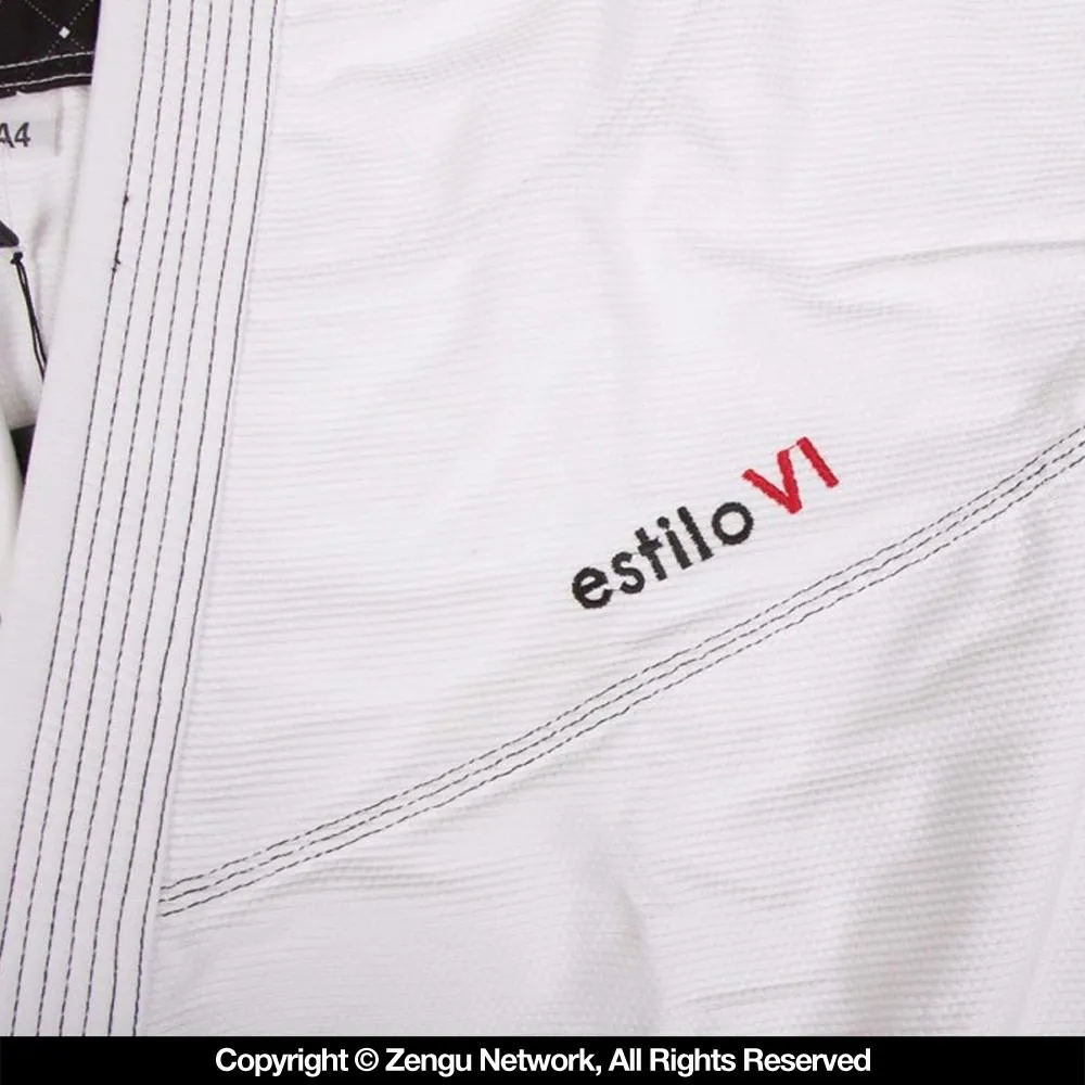 Tatami "Estilo 6.0" BJJ Gi - White/Black