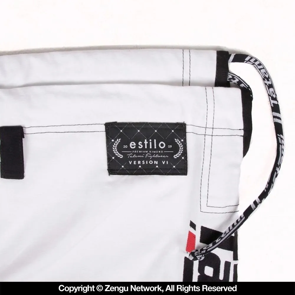 Tatami "Estilo 6.0" BJJ Gi - White/Black