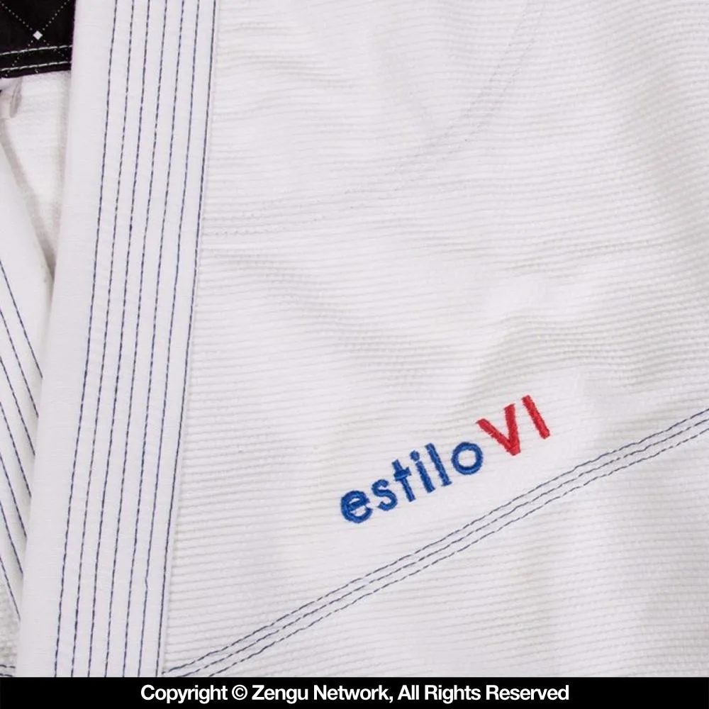 Tatami "Estilo 6.0" BJJ Gi - White/Blue
