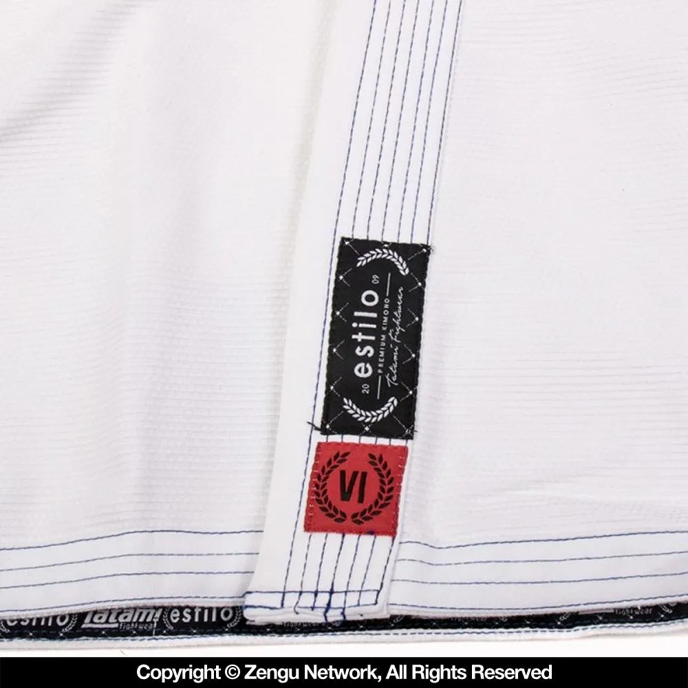 Tatami "Estilo 6.0" BJJ Gi - White/Blue