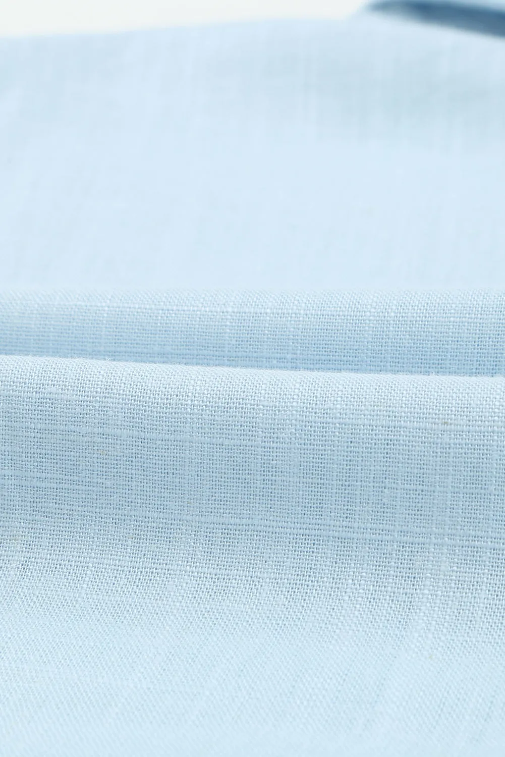 Textured Solid Color Basic Shirt for Women