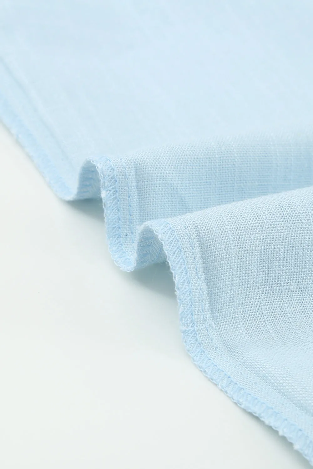 Textured Solid Color Basic Shirt for Women