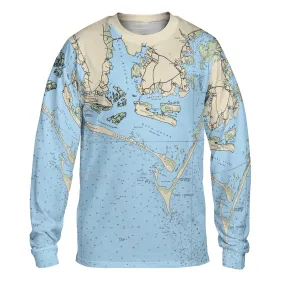 The Cape Lookout and Beaufort North Carolina Long Sleeve Tee
