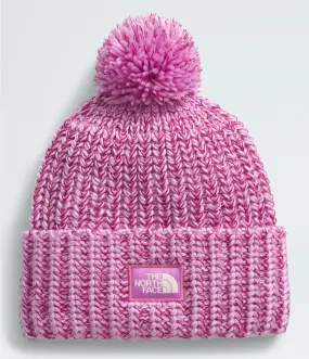 The North Face Cozy Chunky Cabin Beanie in Dragonfruit/Deep Mulberry/Beetroot/Mauve