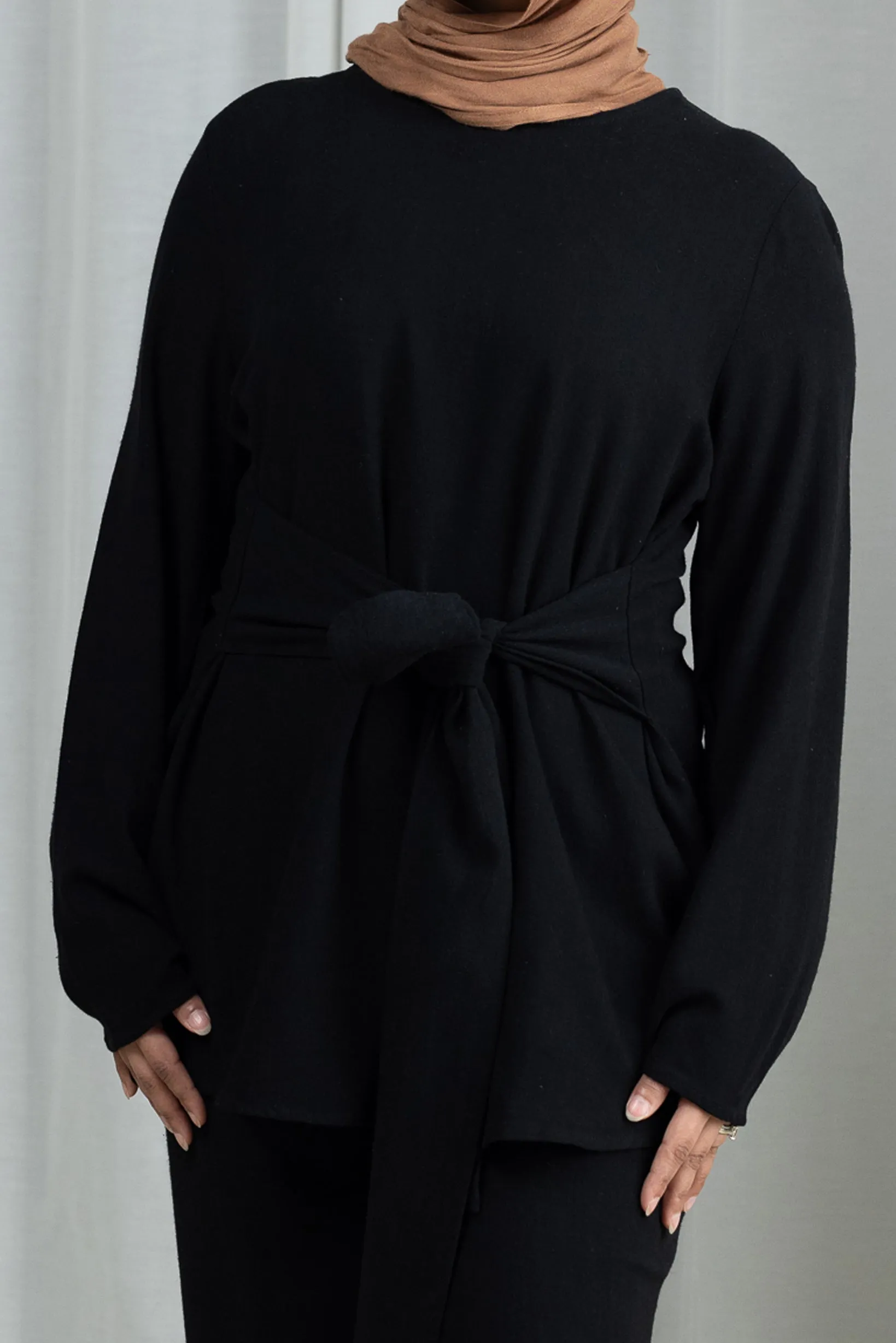 Tiya Tie Front Linen Set