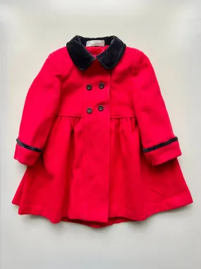 Vintage St Michael Wool Overcoat 12-18