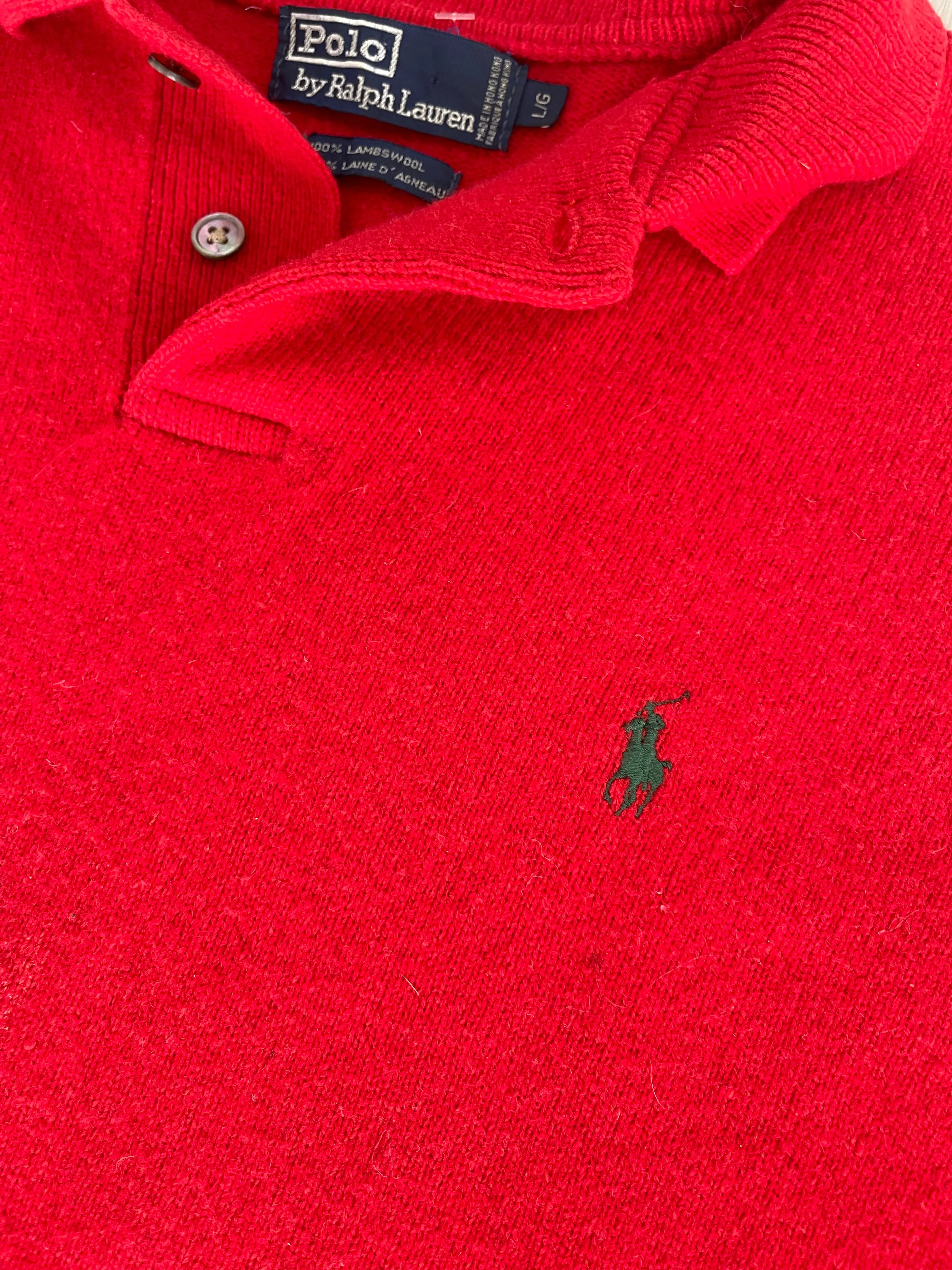Vintage Wool Polo Ralph Lauren Sweater M