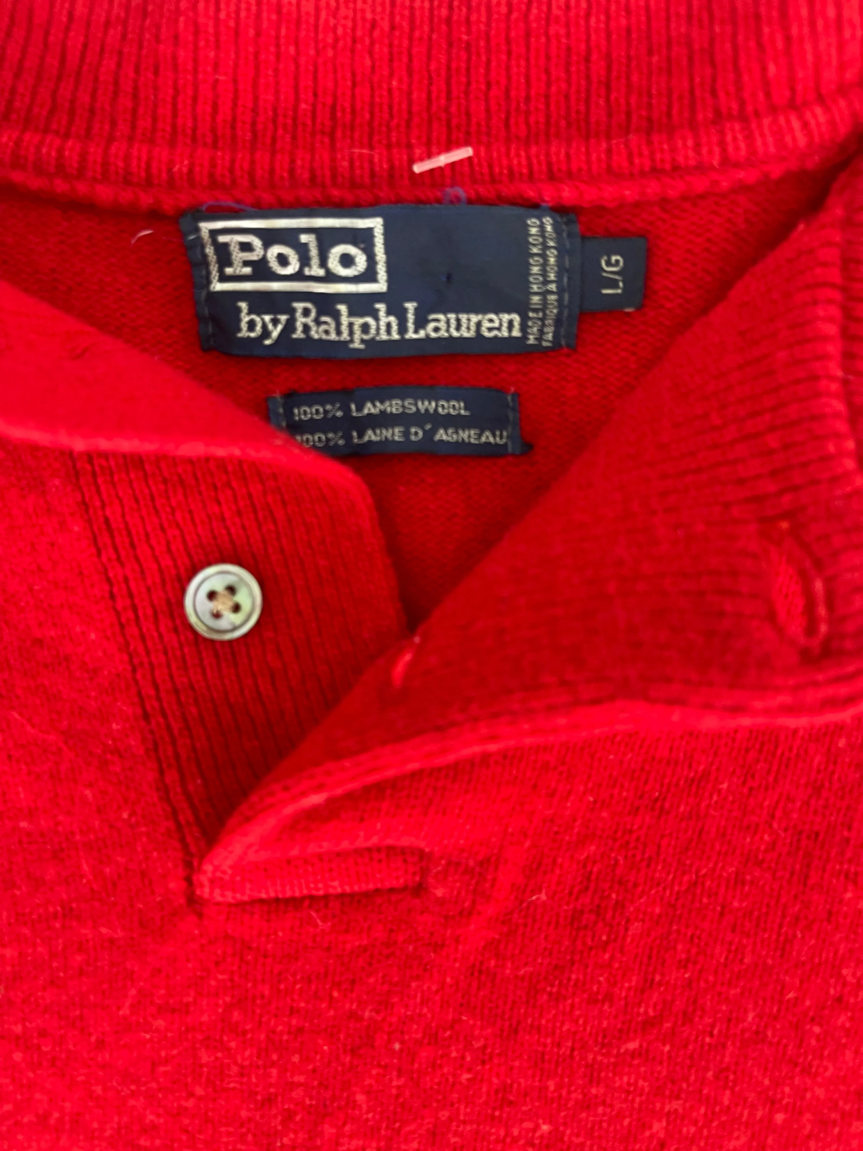 Vintage Wool Polo Ralph Lauren Sweater M