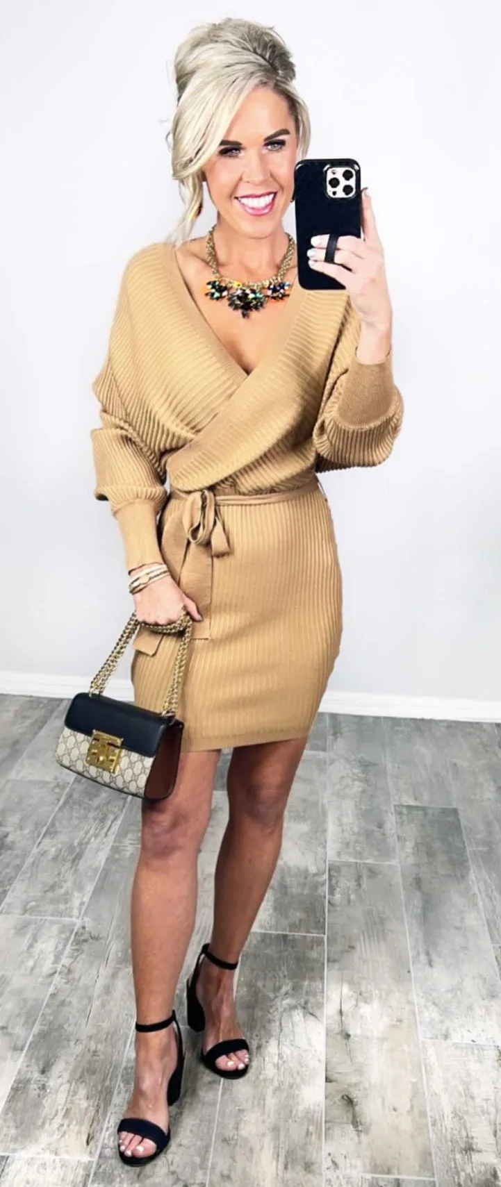 Want Your Digits Sweater Dress - Multiple Colors