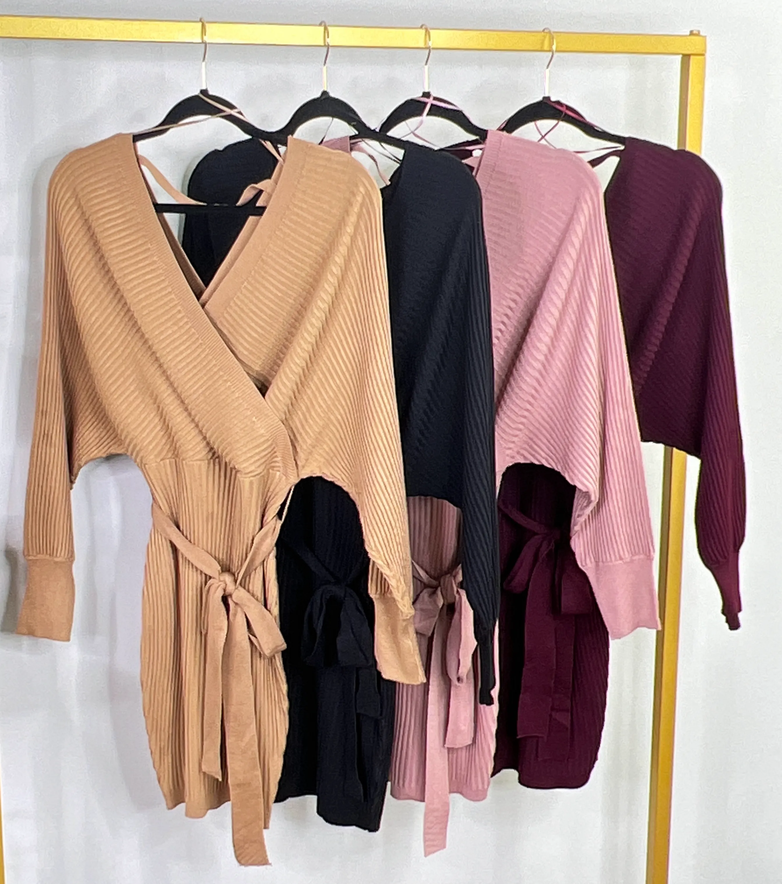 Want Your Digits Sweater Dress - Multiple Colors