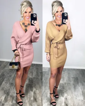 Want Your Digits Sweater Dress - Multiple Colors
