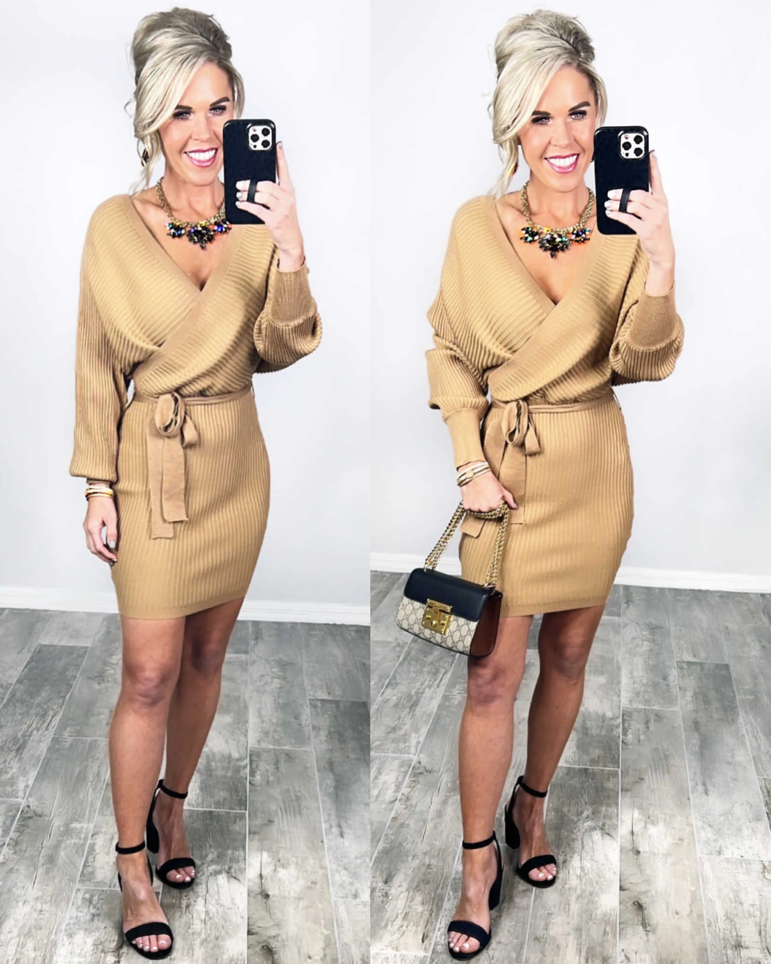 Want Your Digits Sweater Dress - Multiple Colors