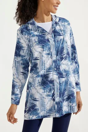 Women's Iztapa Beach Shirt  |  Bora Blue Coastal Stripe