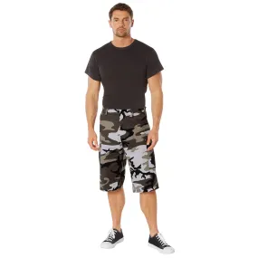 X-Long Fatigue Shorts- Urban City Camouflage
