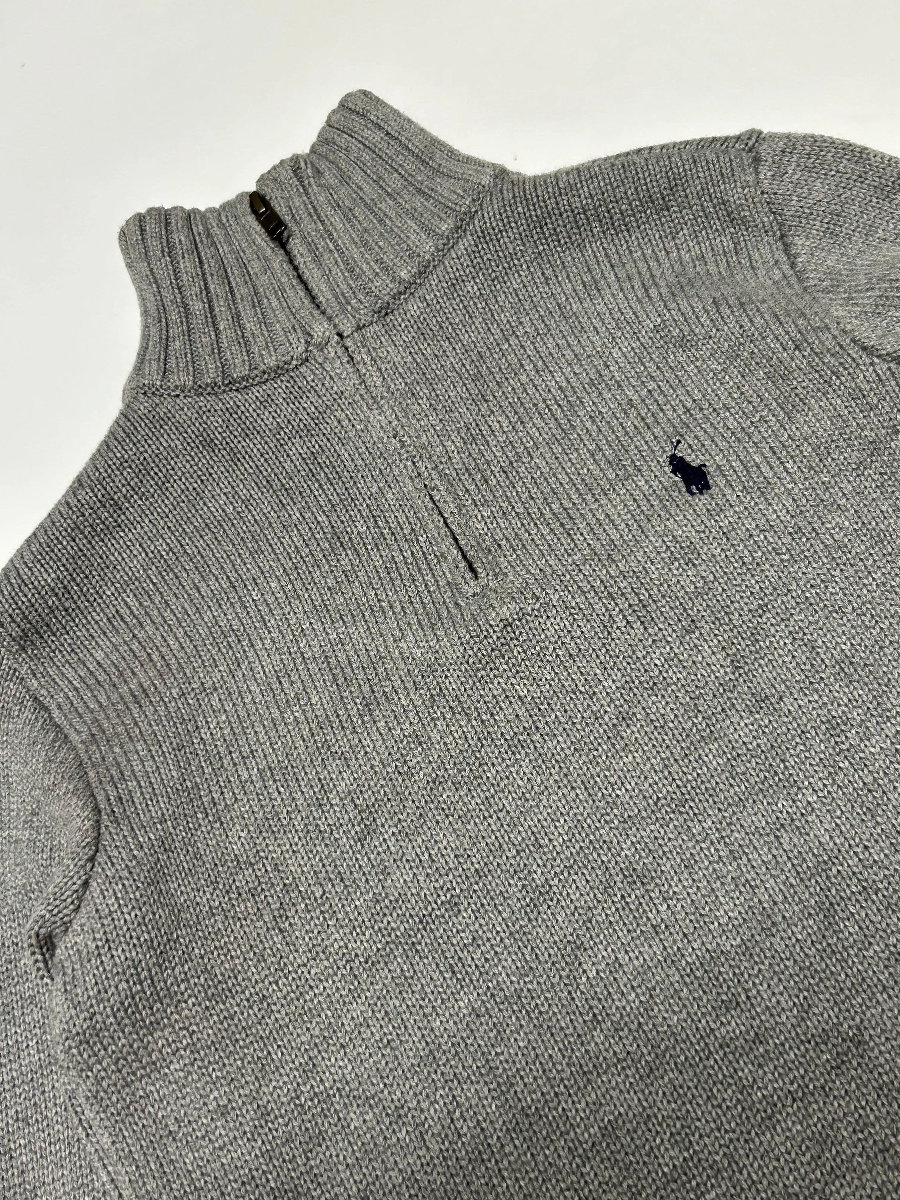 Youth Ralph Lauren quarter zip knit (M)